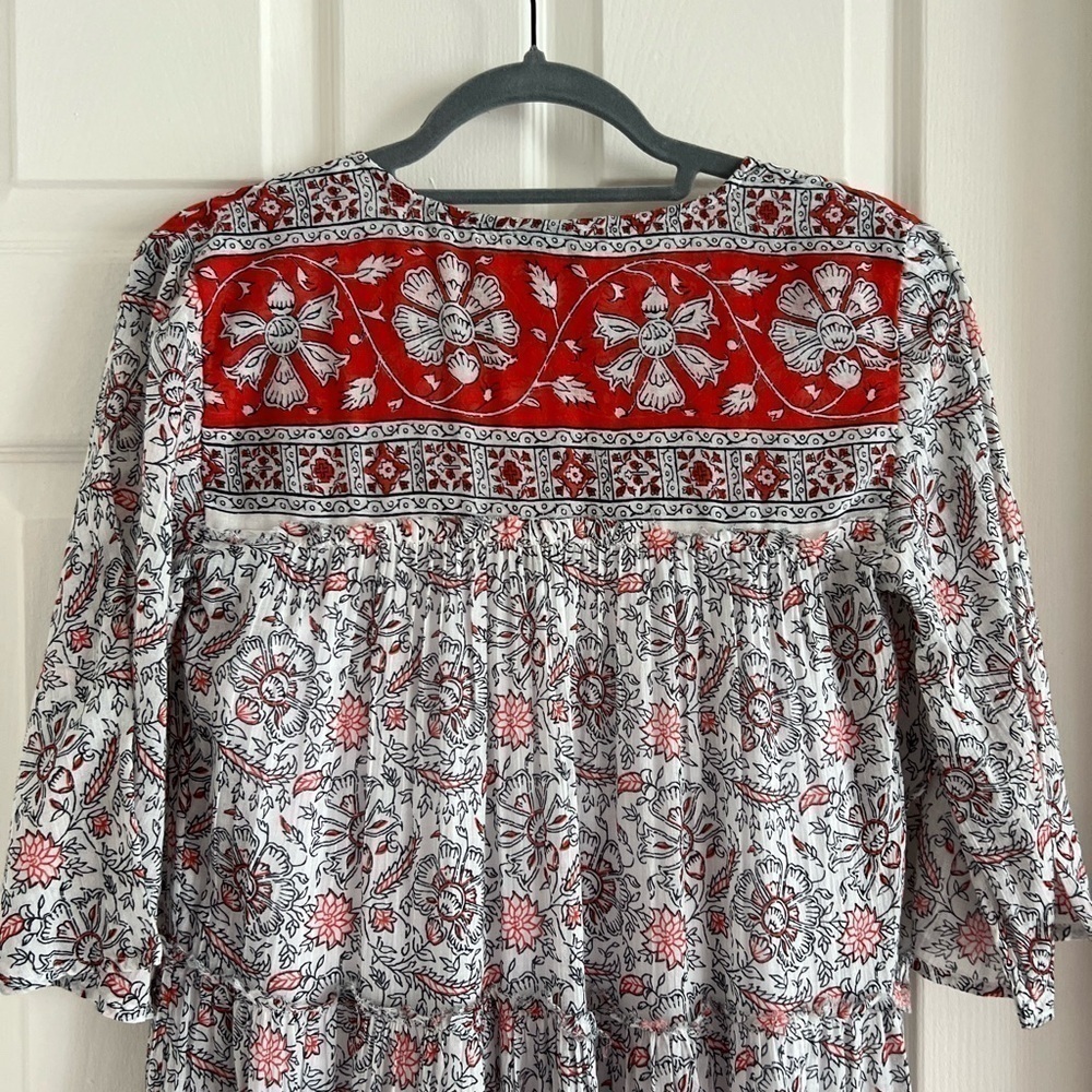 Sundance All At Sea Dress. Boho Size XS Red/White/Black. Beach. EUC! - Picture 4 of 16